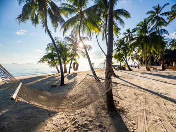 istock Beach resort in the Maldives, Asia 2188474803
