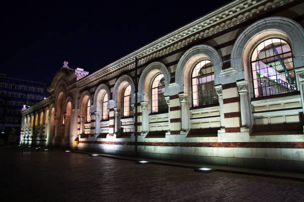 Sofia, Bulgaria - 12 Jul 2015: Sofia History Museum at night in Bulgaria