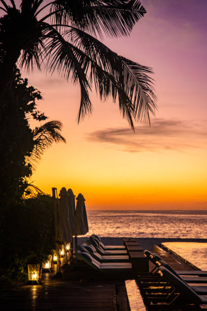 istock Beach sunset views in Maldives, asia 2188477950
