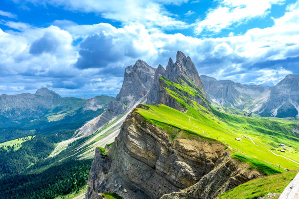 istock Seceda mountain peaks dominating the italian dolomites in summer 2188488897
