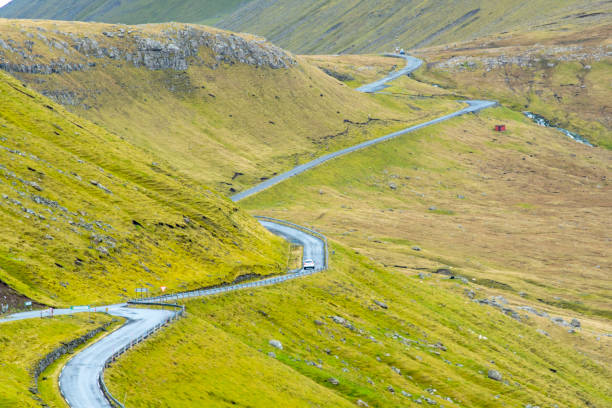 istock Mountain Road in Eysturoy 2188490595
