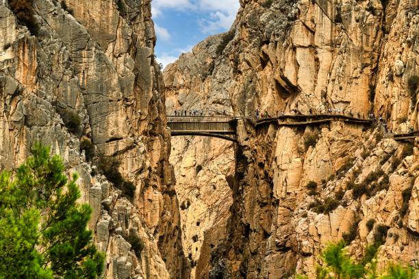 istock Hikers on Caminito del Rey in El Chorro, Spain 2188493165