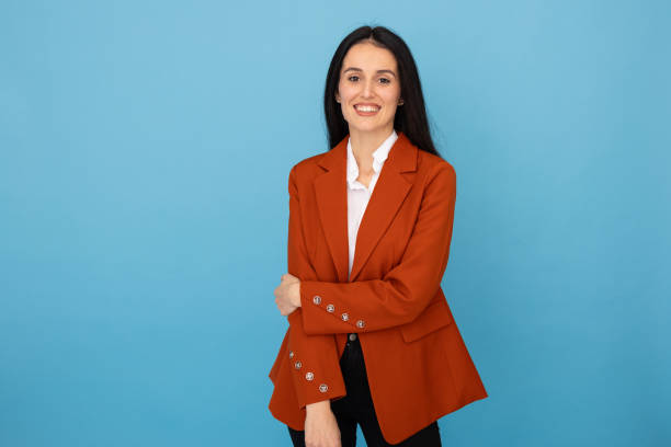 istock Young professional woman in formal attire 2188500453