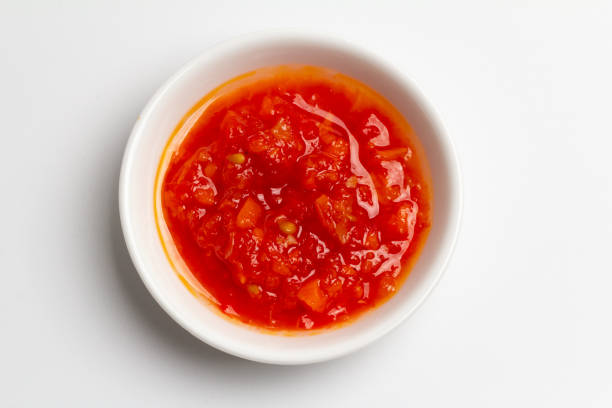 istock Red sauce from tomatoes and peppers in the bowl. 2188501706