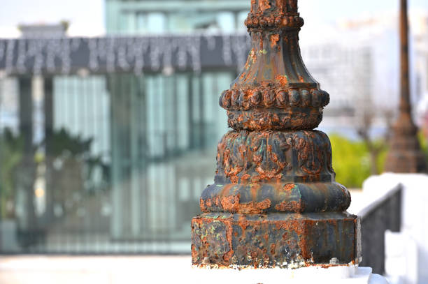 Free picture: cast iron, material, metal, rust, column, outdoors, still ...