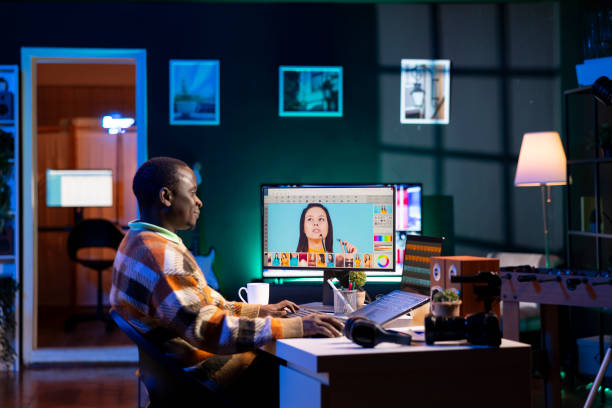 istock African american graphic designer working on photo retouching project 2188505113