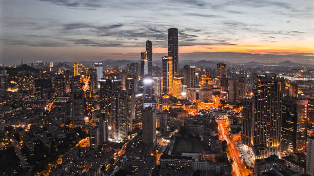 istock Dalian Skyline at Night: A Stunning Urban View 2188511266