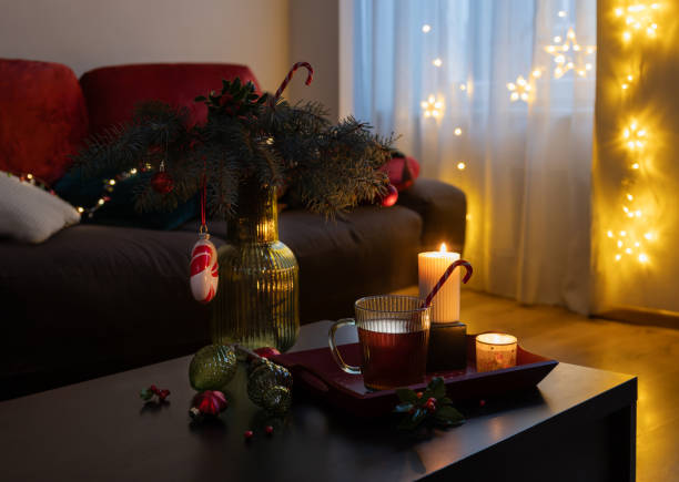 istock christmas decor with cup of tea indoor 2188512345