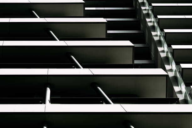 istock Abstract Perspective of Modern Architectural Design with Geometric Patterns 2188513737