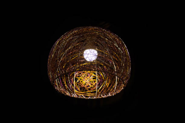 lighting decoration in a cafe for room lighting and decoration.