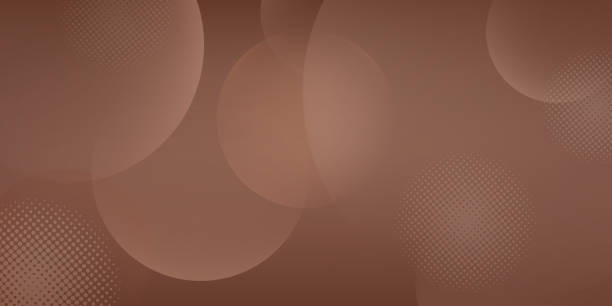 ilustrações de stock, clip art, desenhos animados e ícones de circle geometric abstract background - castanho