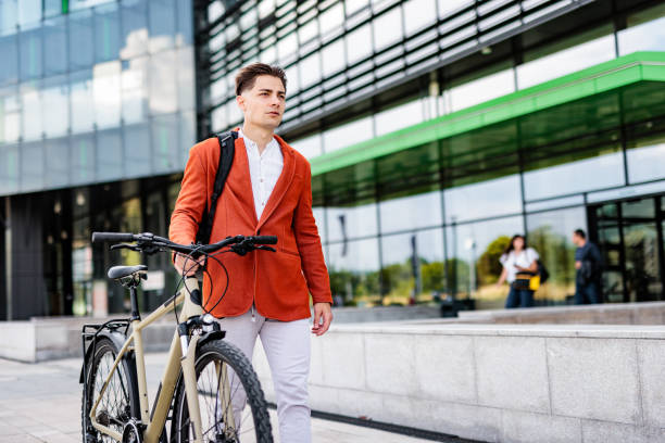 istock Handsome businessman goes home after work 2188520911