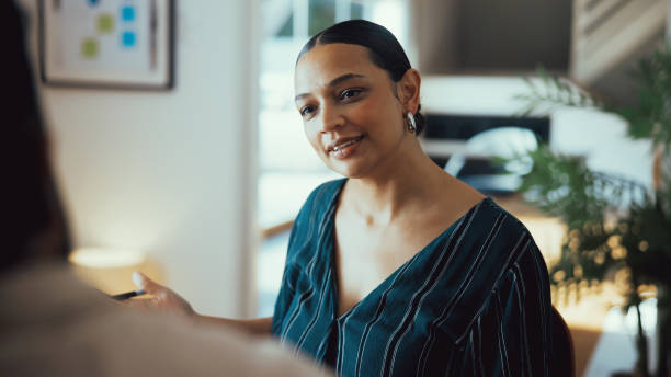 istock Female Business Advisor Talking to Client in Office 2188521589
