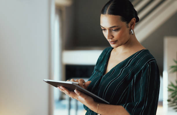 istock Business Woman Working on Digital Tablet 2188521604