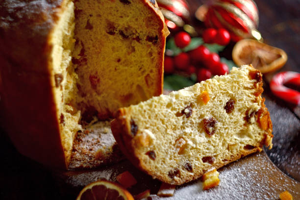 istock Panettone - traditional Italian Christmas cake 2188523395
