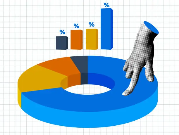 免费pie chart bar chart矢量图和图形 | FreeImages