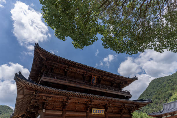 a temple in Song Shan, China