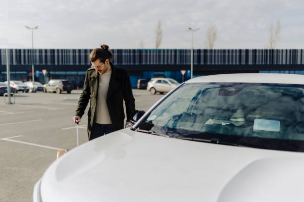 istock Business man in the airport 2188533578