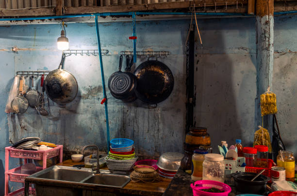 istock Inside the basic kitchen of a restaurant in Kep in Cambodia 2188534969