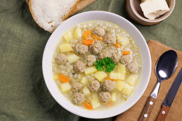 istock homemade meatball soup 2188544761