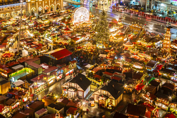 istock Christmas Market in Dresden at sunset 2188545814