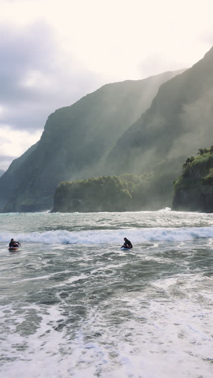 Surfing at Paradise Place