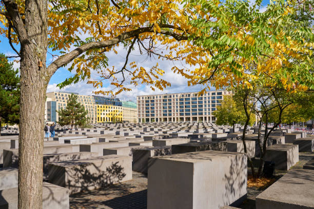 The Holocaust Memorial is a memorial in Berlin to the Jewish victims of the Holocaust. Germany. September 27, 2024.
