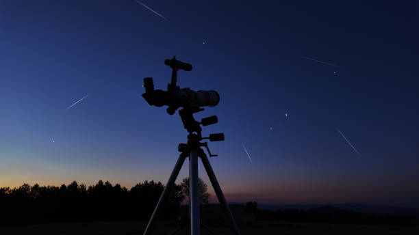 istock Astronomical telescope for observing stars, planets, Moon and other celestial objects. 2188548221