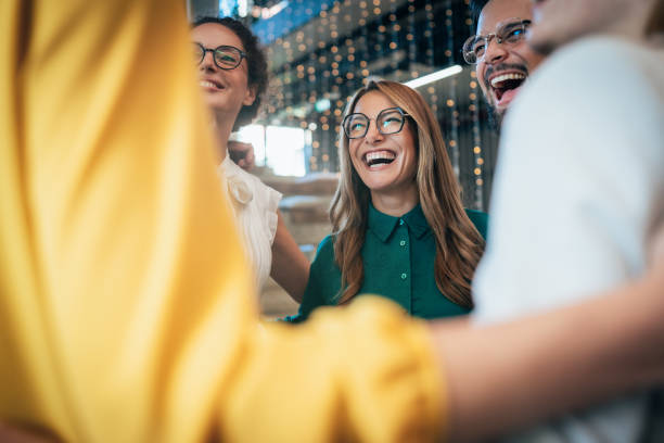 istock Cheerful team in the office 2188554960