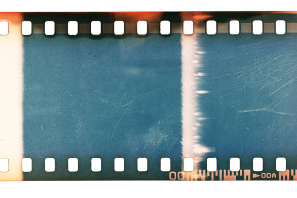 istock Dusty and grungy 35mm film texture or surface 2188562552