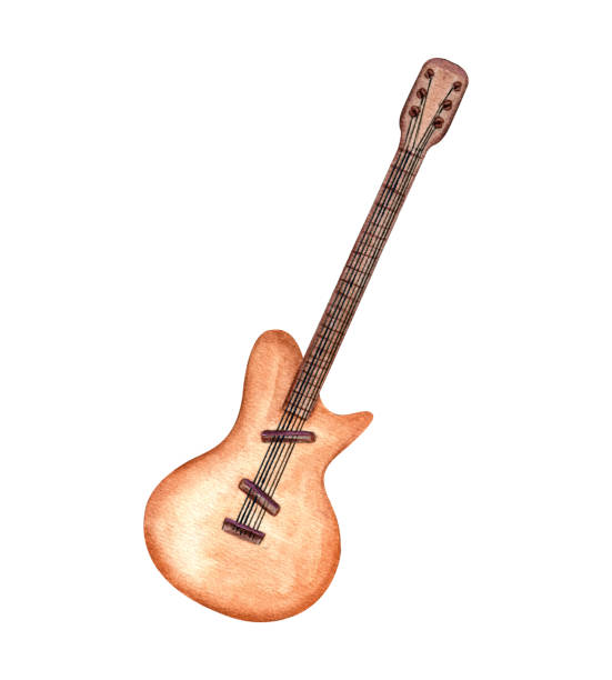 50+ Stringed Musical Instrument Pictures Stock Illustrations