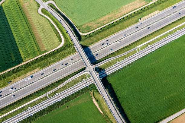 istock Highway, viaduct and rail line 2188565081