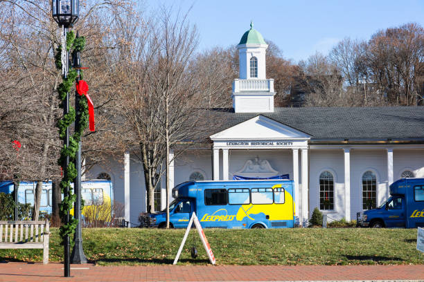 Express Bus in Lexington, Massachusetts on Dec 4, 2024