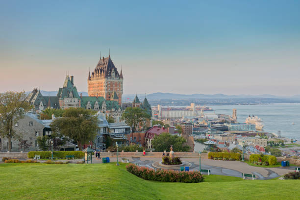 istock View of the St-Lawrence and cruise ship 2188609603