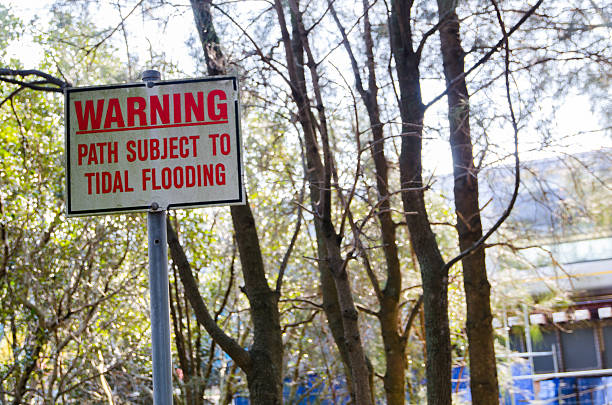 istock A Square warning sign `Path Subject to tidal flooding` in a public park 2188613466