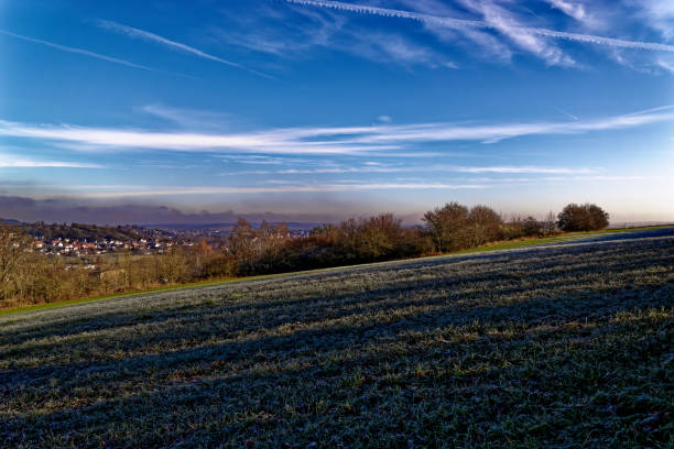 cold winter sunny morning in Bovaria