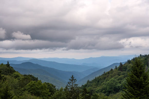 istock Rain Clouds Hang Over Oconaluftee River Valley In Great Smoky Mountains 2188630592