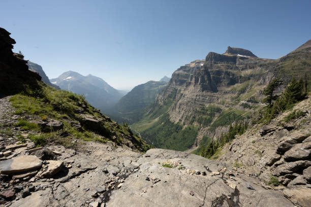 istock Rocky Cliff Overlooks Boulder Pass High On The Ridge Across The Valley 2188630654