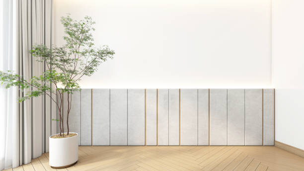 istock Japanese minimalist style empty room 2188630694
