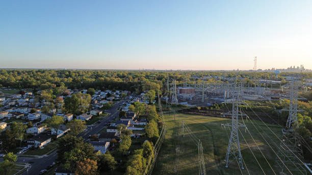 istock Aerial neighborhood view 2188633282