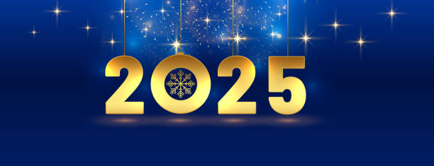 istock hanging golden 2025 new year banner with text space 2188644135