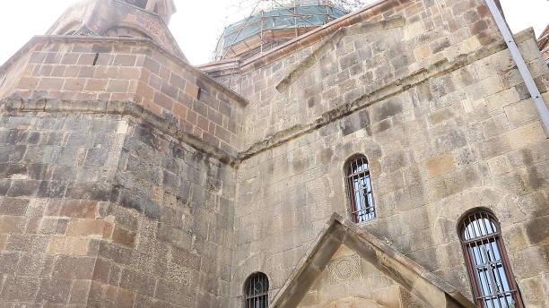istock The ancient Armenian architecture of Etchmiadzin Cathedral 2188644216