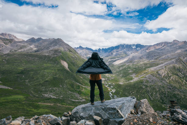 istock Mad with the extraordinary landscape in high altitude mountains 2188647579