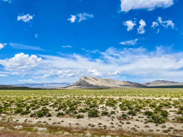 High Desert Mountain Landscape - Cloudscape - Churchill County, NV - May