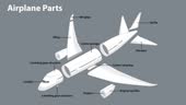 Exploded View Aircraft Drawing Airplane Parts Exploded View Animation 4K Stock Video - Download Video ...