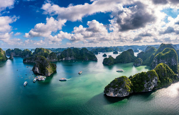 istock Beautiful landscape Lan Ha bay view from the Cat Ba Island. 2188662575