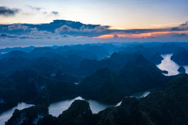 istock Beautiful landscape Lan Ha bay view from the Cat Ba Island. 2188663121