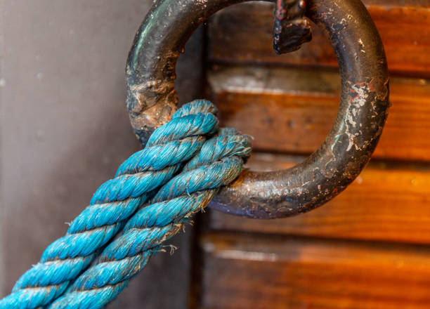 Rope from mooring equipment of ship