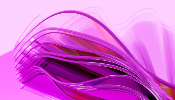istock Abstract pink shapes creating a modern background design 2188668952