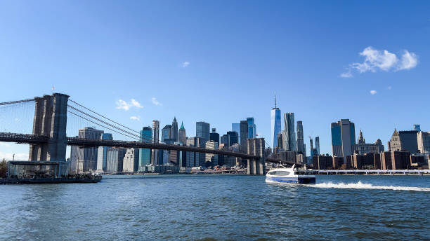 istock Brooklyn Bridge and NYC Skyline 2188670742